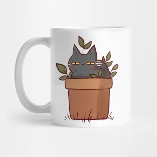 Cat plant illustration Mug
